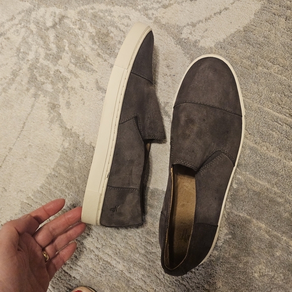 Frye Gemma Cap Slip On Fashion Sneakers Suede Slip-On 9 - Picture 7 of 15